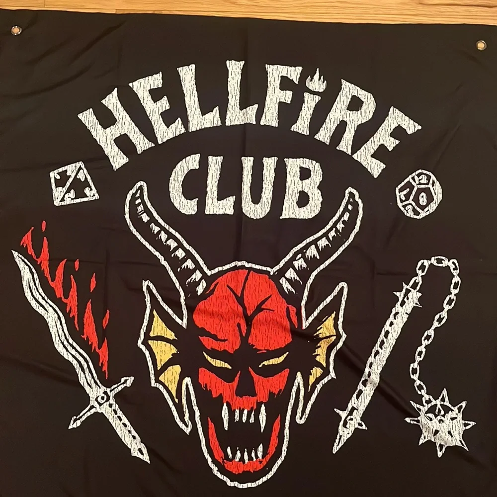 Stranger Things hellfire club tapestry - Picture 2 of 10